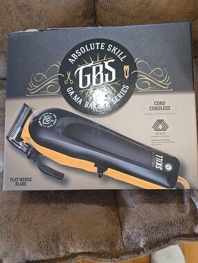 Absolute Skill GBS Cordless Hair Clipper — Black and Yellow